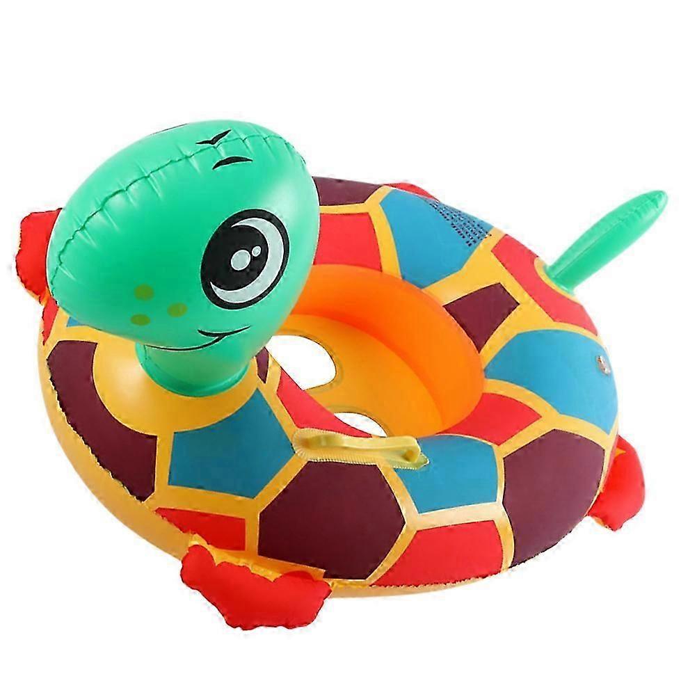 Colourful Inflatable Tortoise Swim Ring for Safe Water Play and Beach Pool Fun