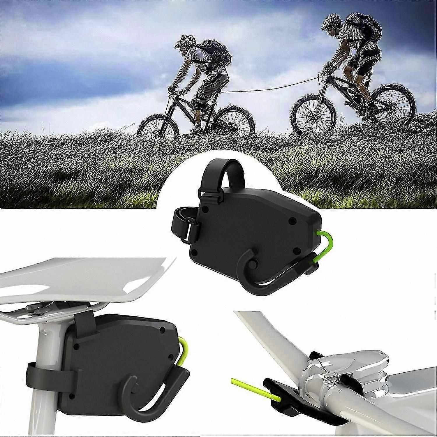 Kids Bike Towing Strap, Elastic Retractable Bicycle Pull Rope for Parent-Child Riding, Portable Mountain Bike Accessory