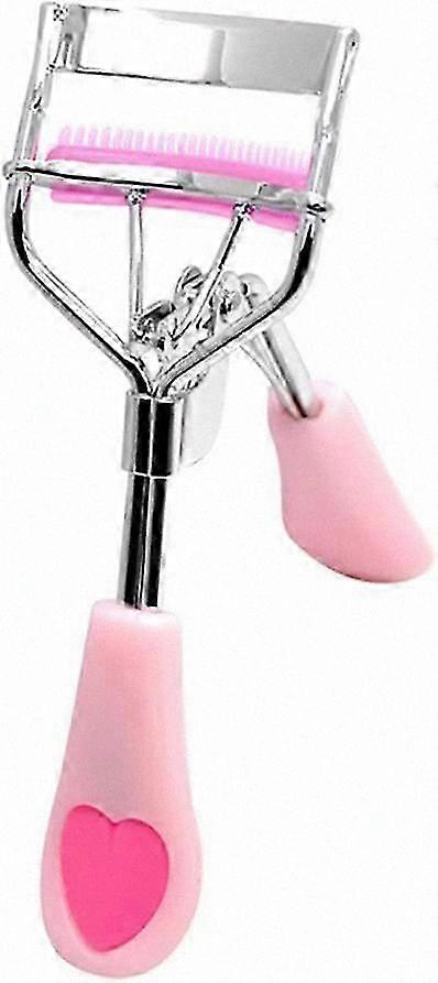 Carbon Steel Eyelash Curler with Wide Angle Comb for Makeup Application