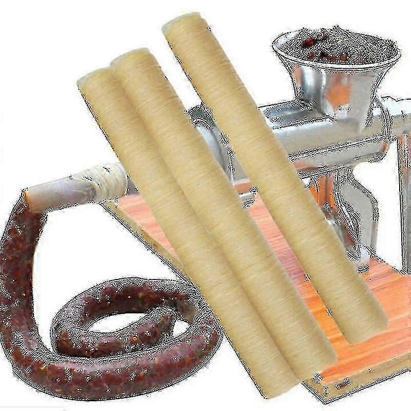 20mm Natural Sausage Casings Skins - Small Breakfast Sausages Tools (14m Long)