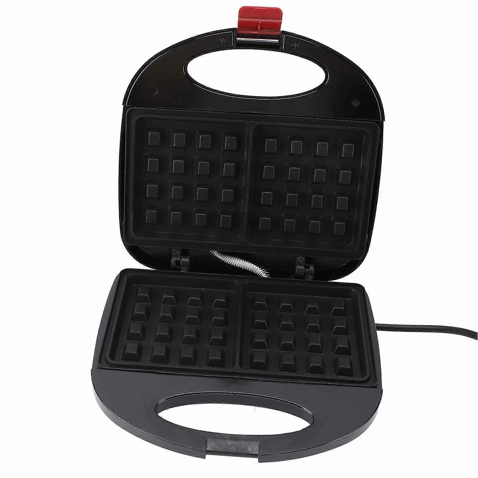 750W Double Sided Nonstick Waffle Maker, 23x22x7.5cm EU Plug