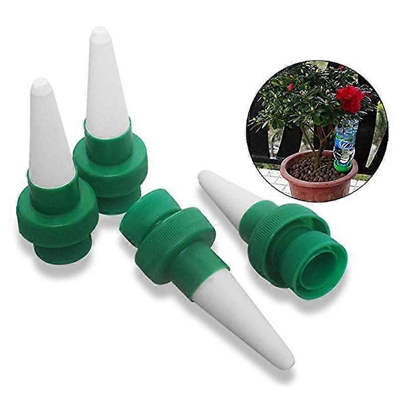 4pcs /Set Coke Bottle Ceramic Flower Watering Device
