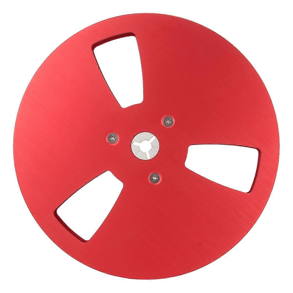 1/4 7 Inch Blank Tape Reel Empty Tape Reel 3 Holes for Universal