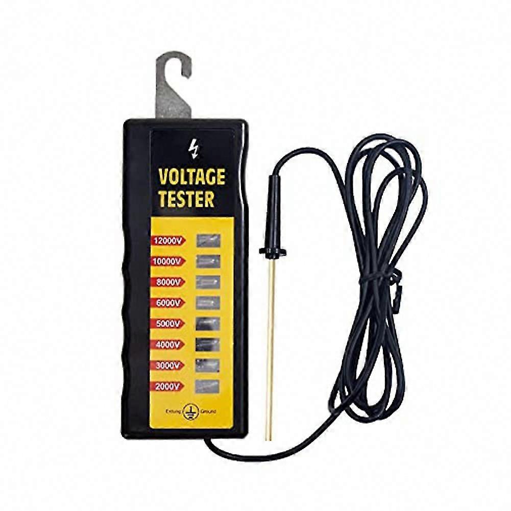 12000V Electric Fence Voltage Tester, Yard Fencing Voltage Testing Tool for Electric Fences