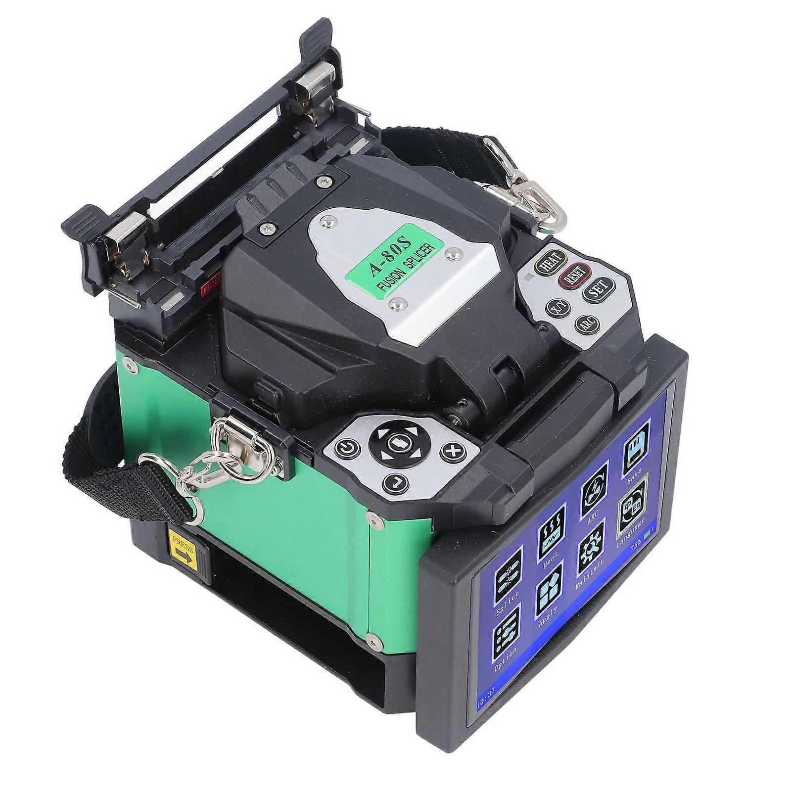 Épissure par fusion de fibre optique 400X Zoom 5" LCD Vert Portable