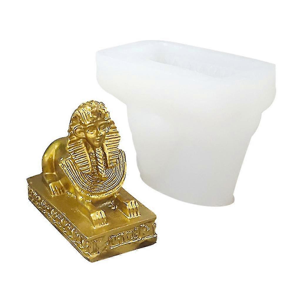 Silicone mold of Egyptian Sphinx, 1 piece, reusable and easy to demold