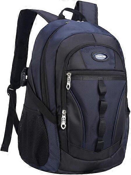 Student schoolbag, multiple pockets and double zippers, easy to carry and practical