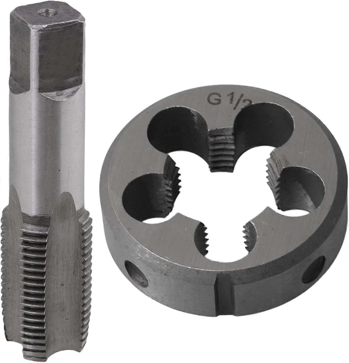 1/2 BSP Thread Alloy Steel + HSS Hand Tap for Machining External Threads