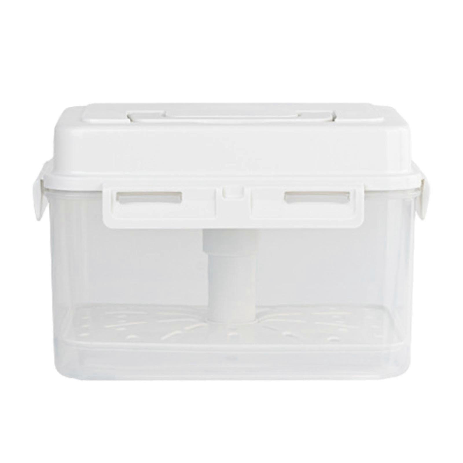 4L Kimchi Fermentation Container With Press Plate, Airtight Pickle Jar, 4 Liter Capacity
