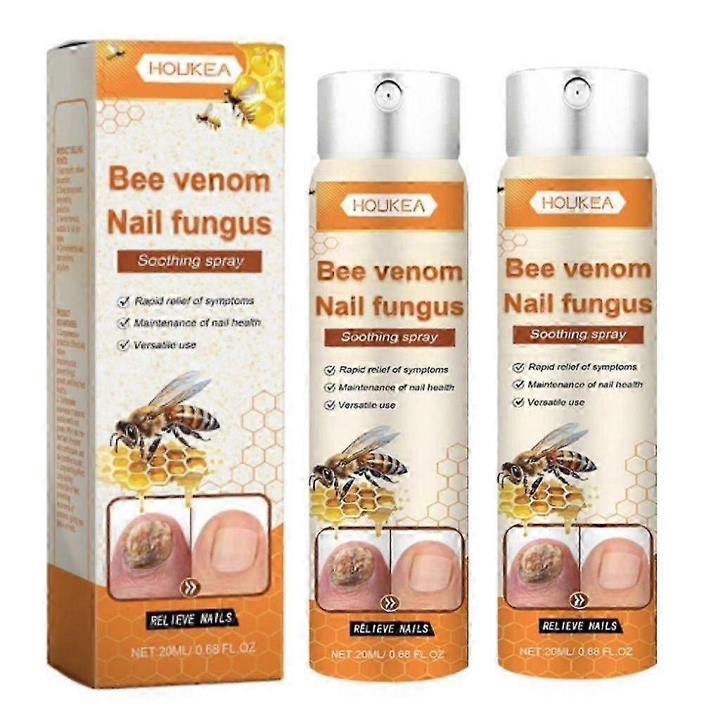 nail repair spray with bee venom for damaged nails