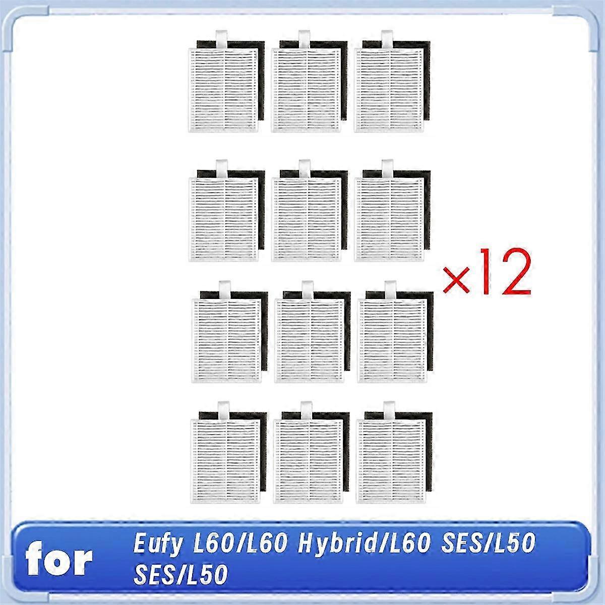 Hepa Filter Accessories for L60 Hybrid & Other Models of Self-Emptying Robot Vacuum