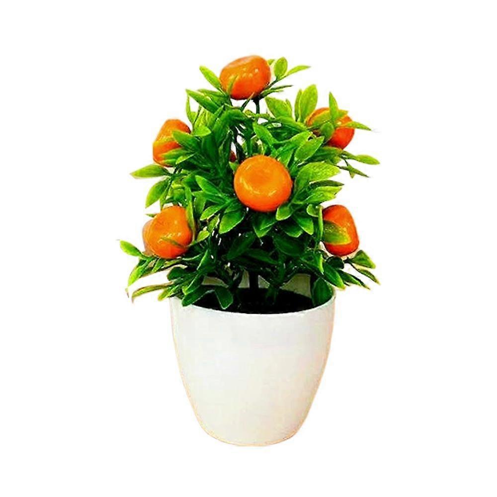 Simuliertes Obst im Topf FalschBlume Topf KünstlichBlume Schaum Obstdekoration