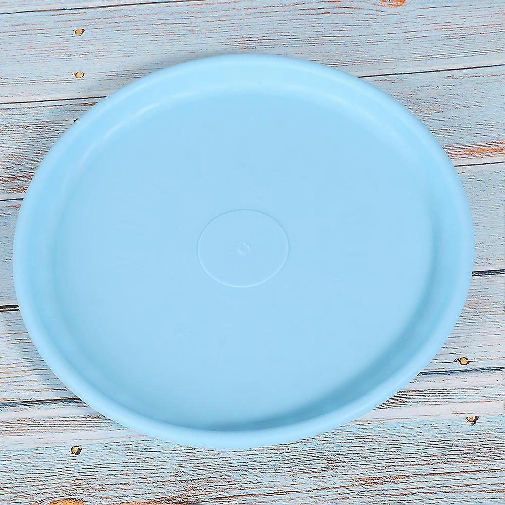 Dual Use TPR Flying Disc Dog Toy 23x23x2cm Interactive Game Blue