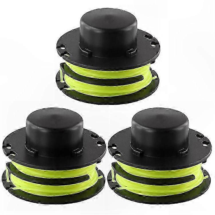 3-Pack Replacement Spools for Lawn Trimmer Wire Reels, Compatible with RAC119 Models