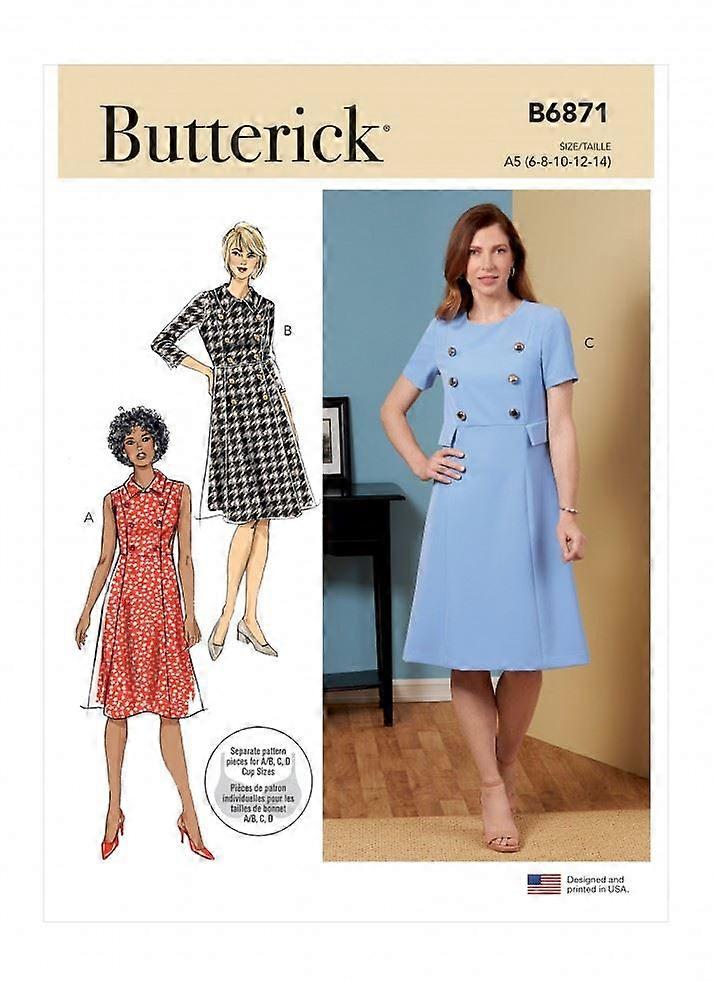 Butterick Paper Sewing Pattern 6871