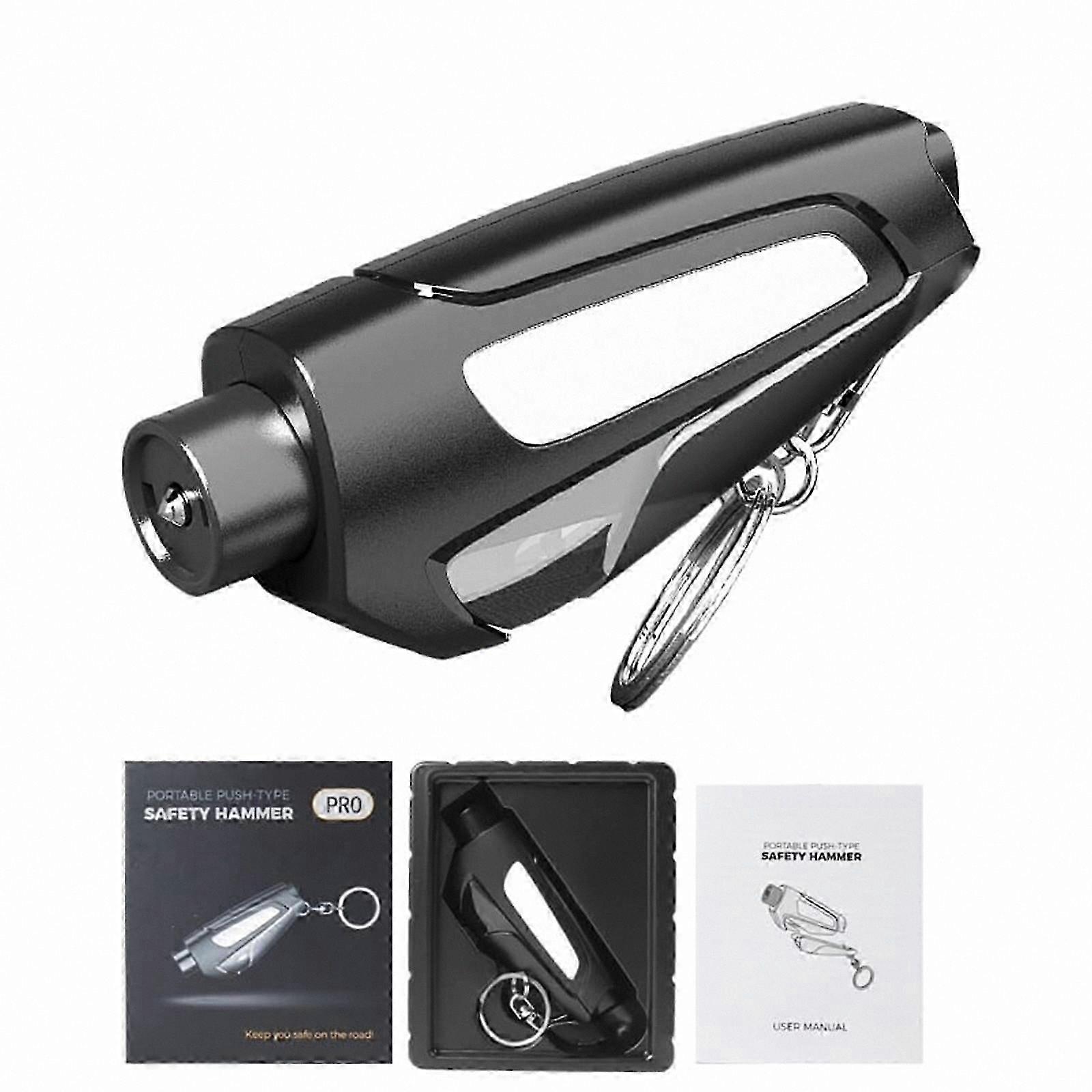 Emergency Tool: Window Breaker and Seatbelt Cutter Combo