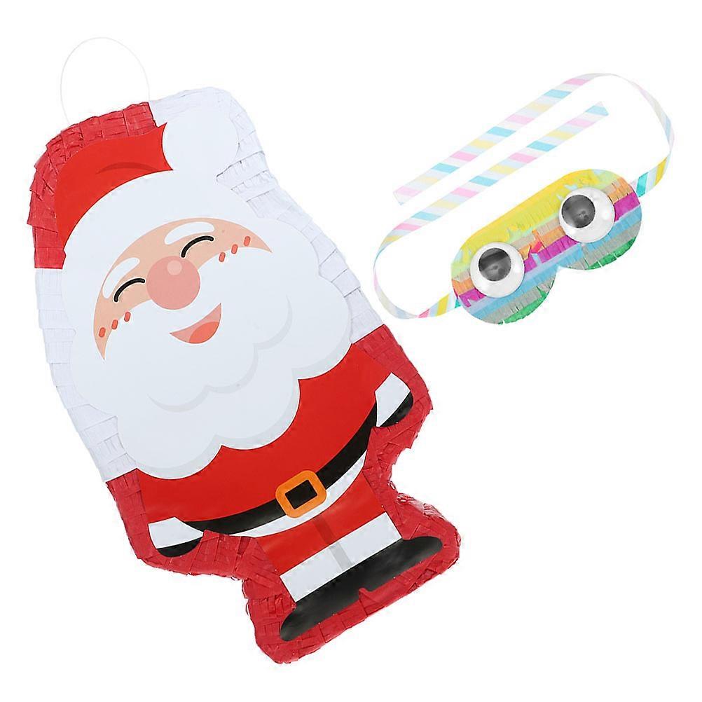 Santa Clause Party Pinata Paper Decor for Christmas 3Sets Included