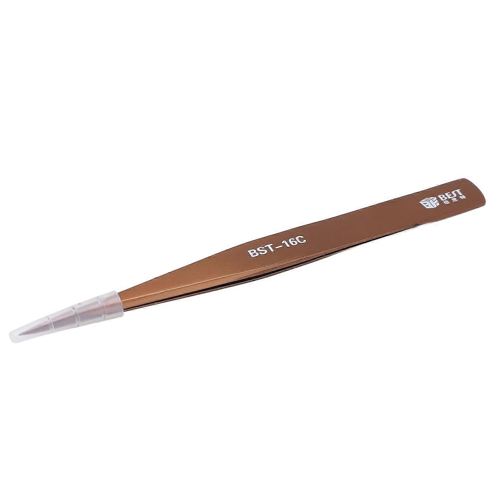Electronics Tweezers Matte Treatment Accurate Clamping Comfortable Durable Hard Industrial Tools for Photovoltaic
