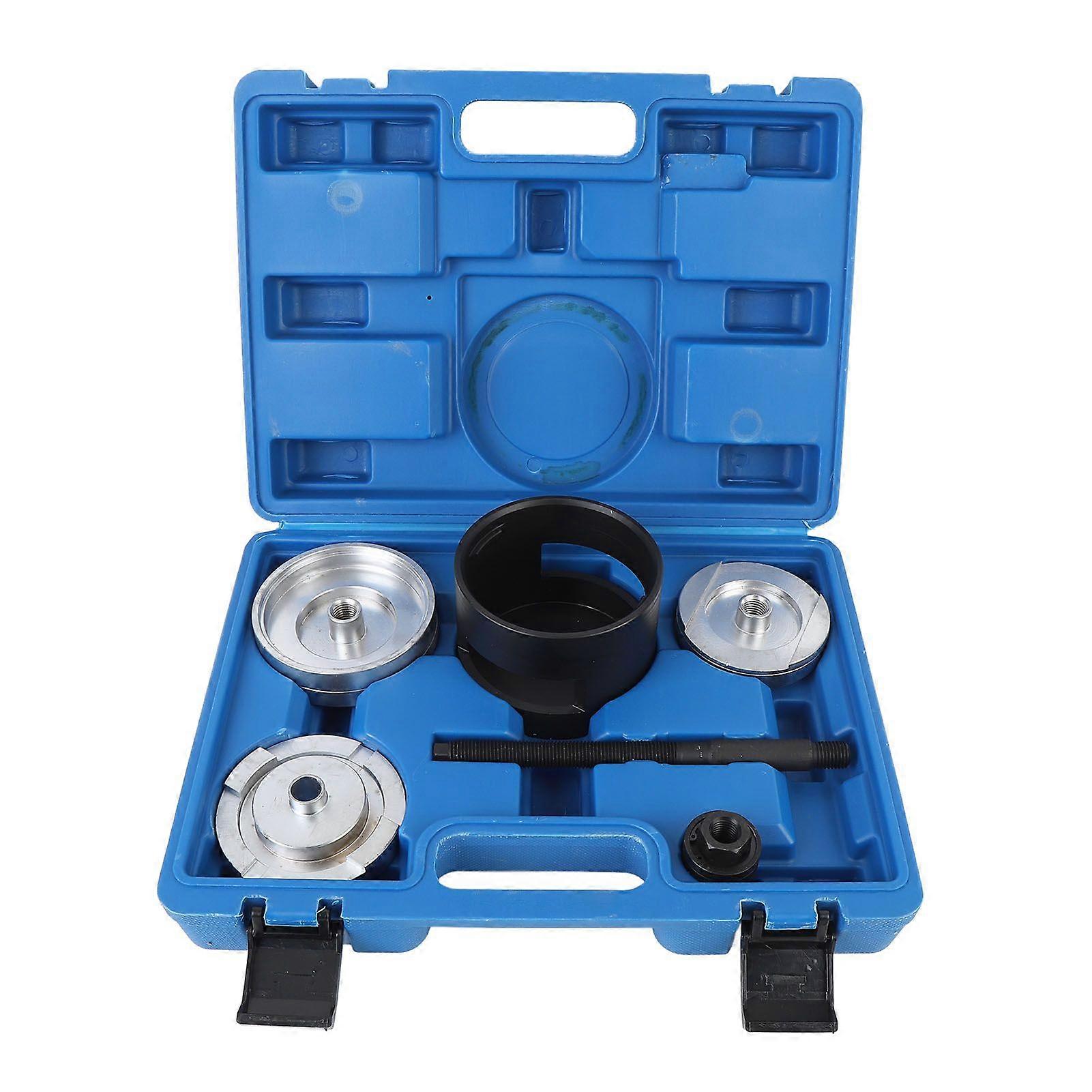 6PCS Rear Suspension Subframe Bushing Removal Installation Tool Kit Rugged Metal Replacement for X5 E53 1999 to 2007