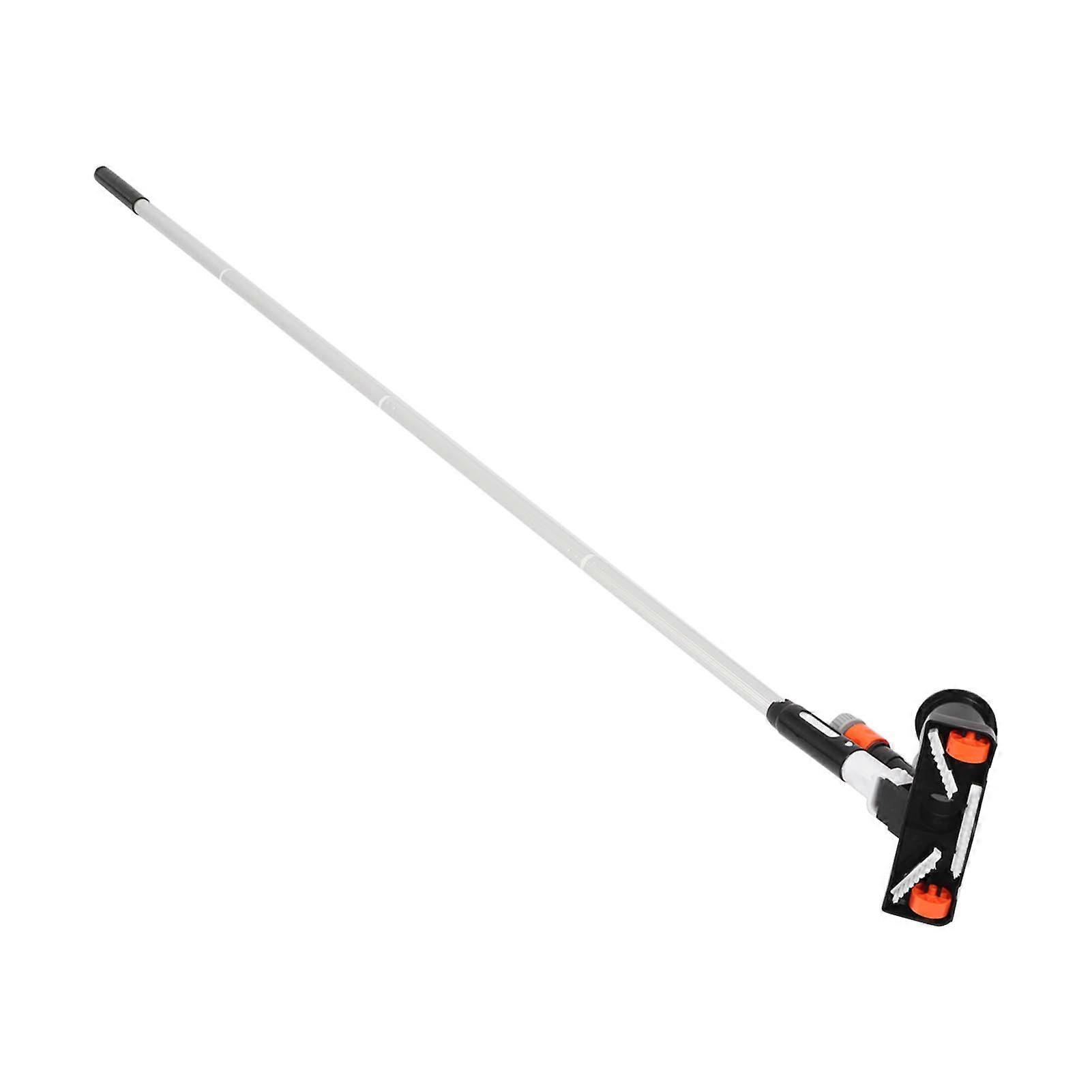 Pool Jet Vacuum Cleaner with 4-Section 160cm Pole Black Plastic