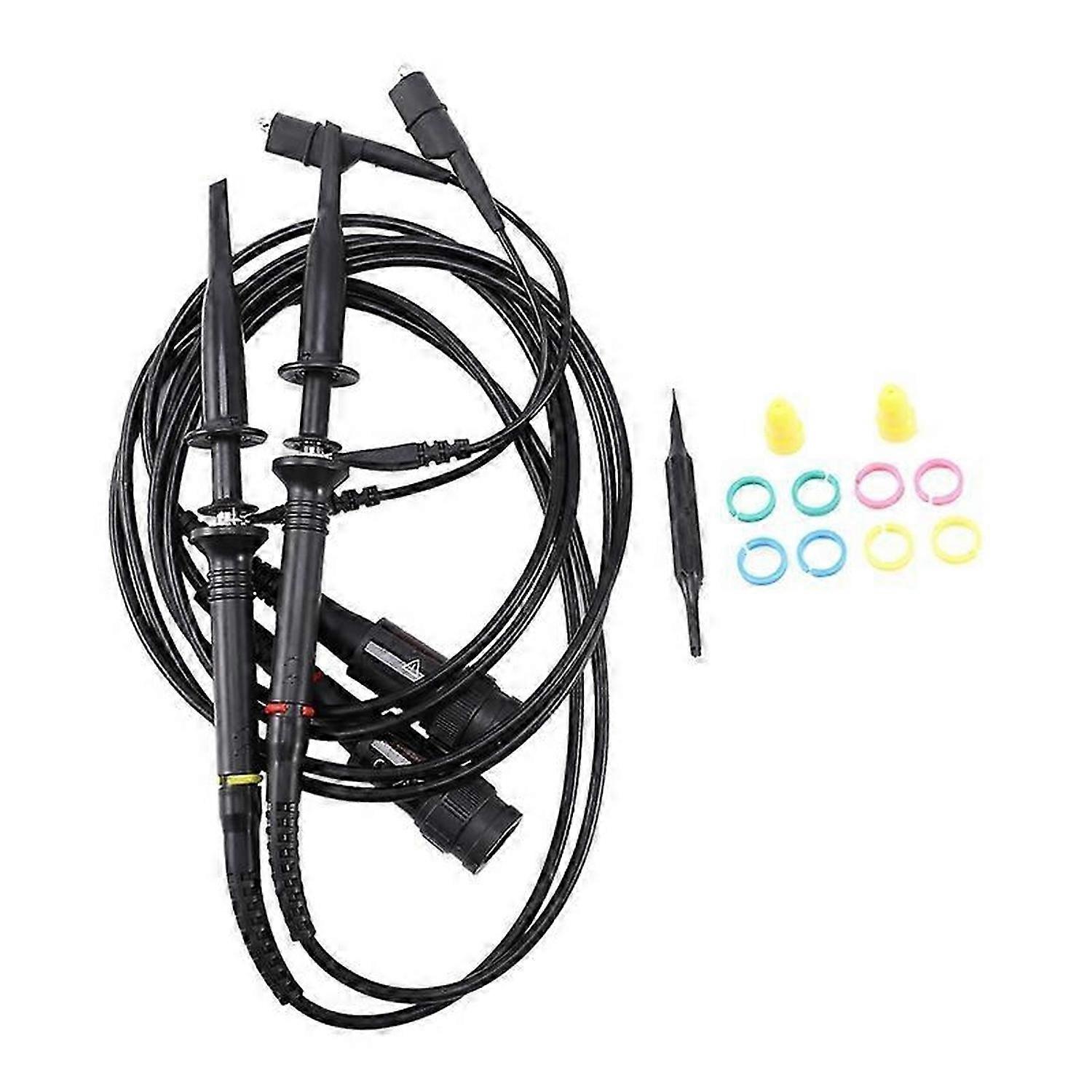 2Pcs P2100 DC-100MHz Oscilloscope Probe for Tektronix HP X1/X10 Kit