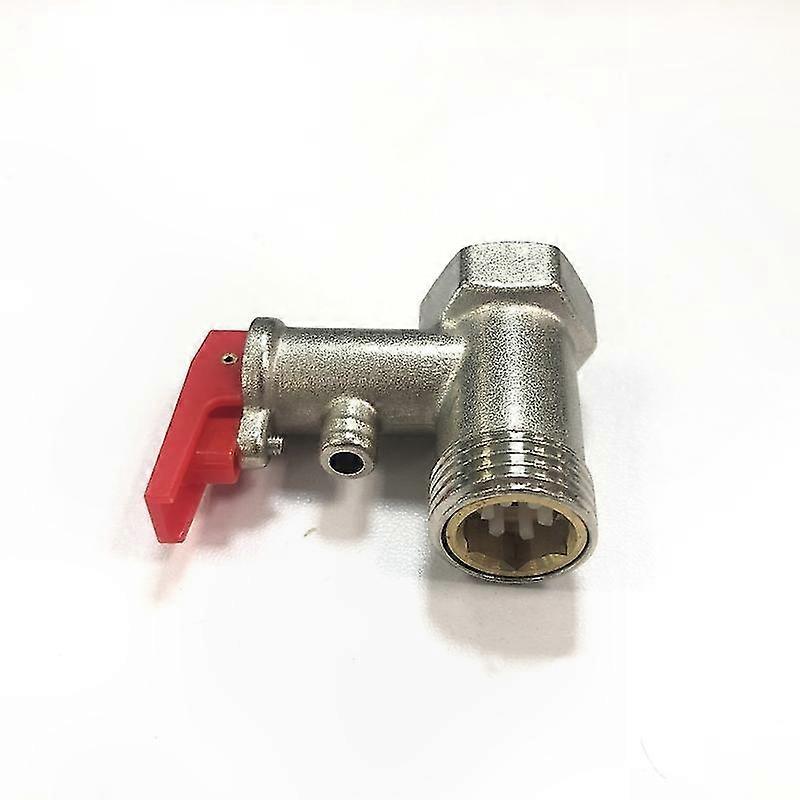 Brass Overpressure Safety Valve for Water Heater with Adjustable Pressure Relief Function