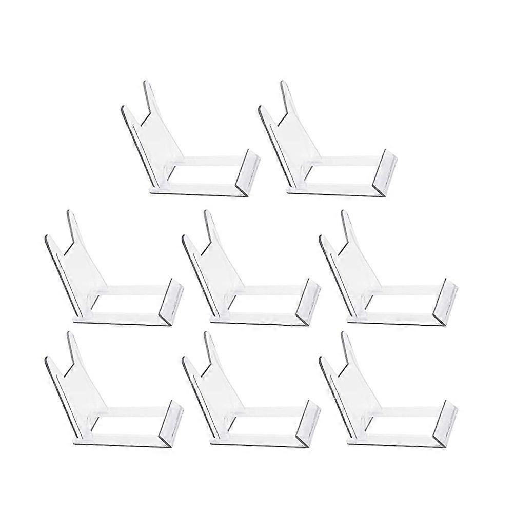 8pcs Multipurpose Display Racks Plates Storage Holders Bowls Display Stand