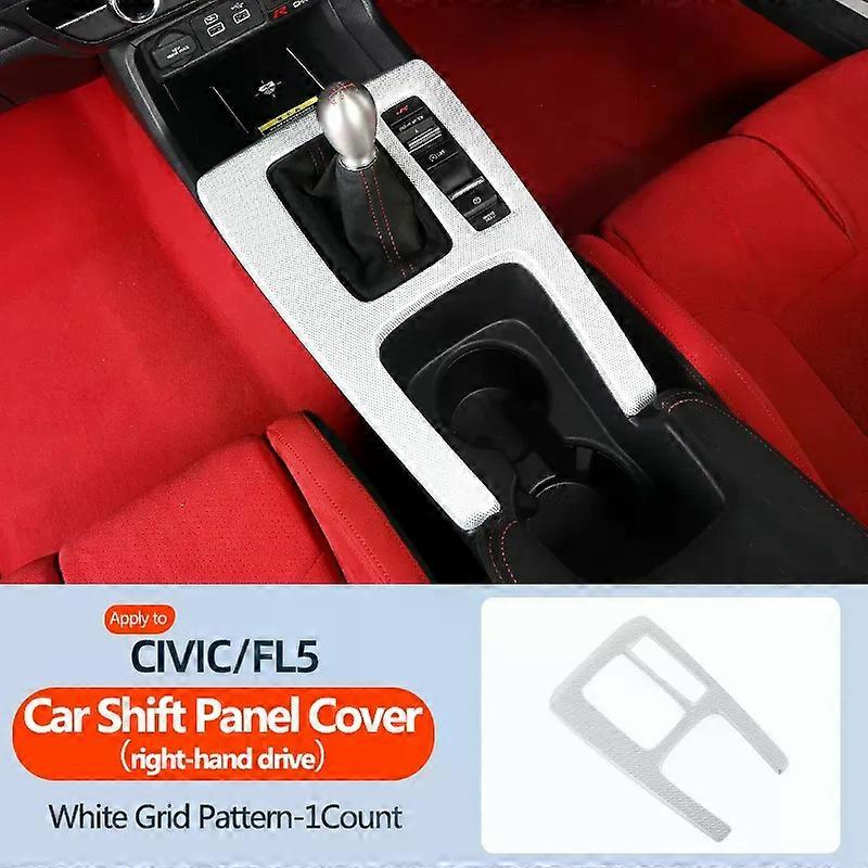 For Honda Civic 11th right rudder TYPE-R FL5 Carbon fiber pattern/black/electroplated on the central control gear accessory