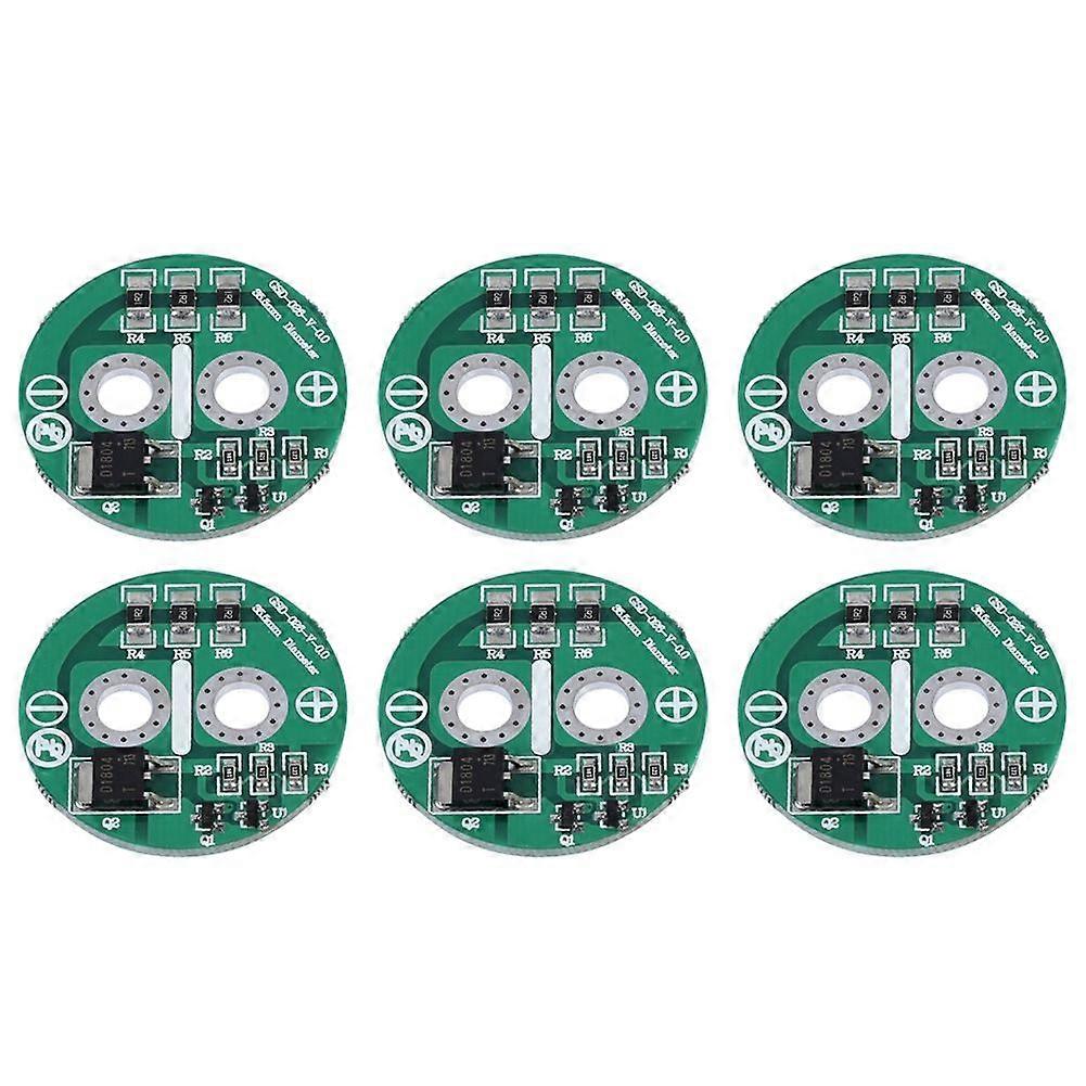 6Pcs/Set Super Farad Capacitor 2.5V With Protection Board Module Limit Plate
