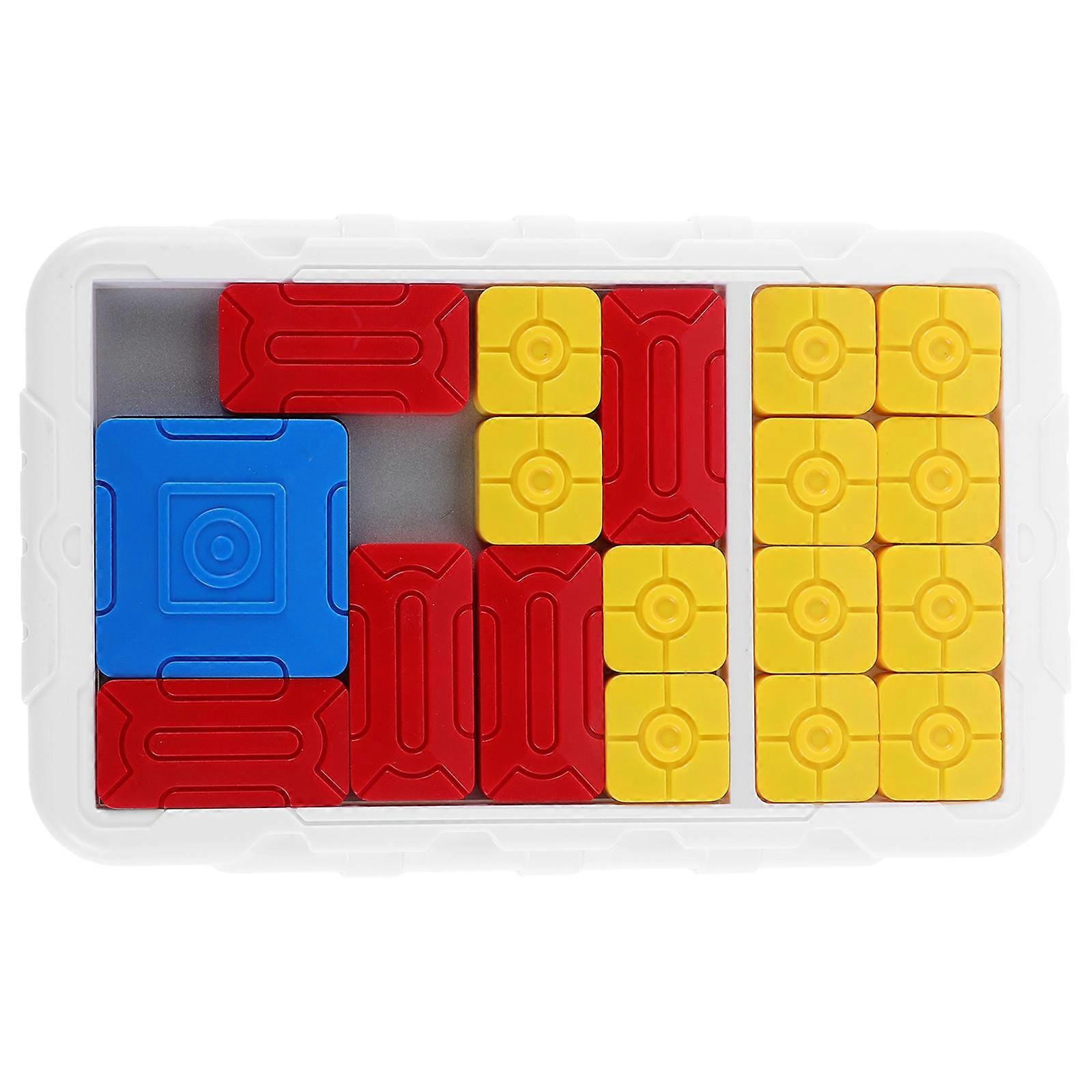 Rectangular Board Sliding Puzzle Game For Family Gatherings Enhance Cognitive Skills Travel-Friendly 19.00X12.00X1.50CM 1Set