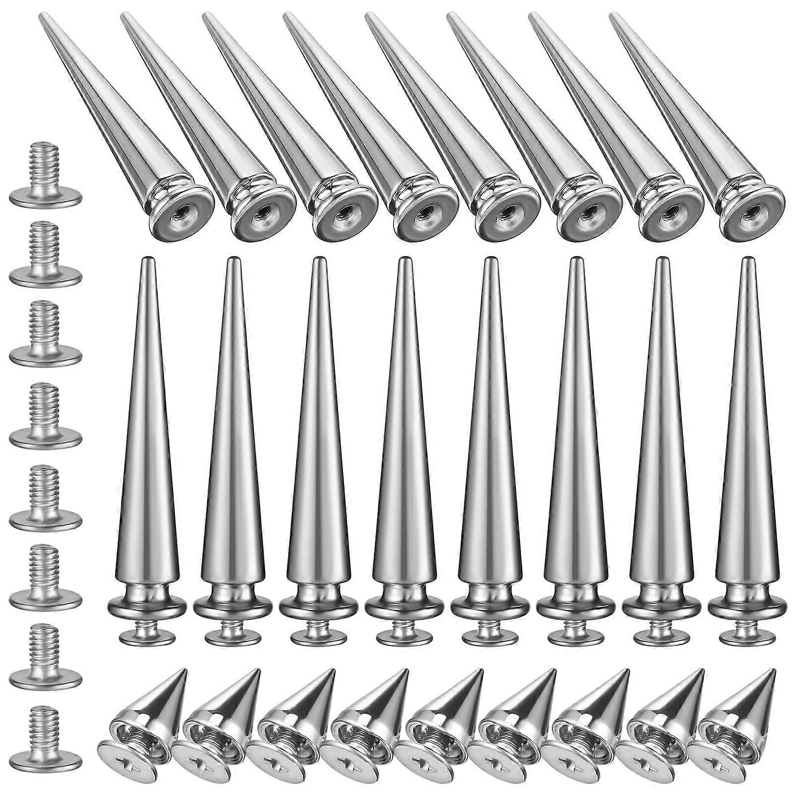 Spike Studs for Clothing Punk Craft Accessories Alloy 160Pcs Set