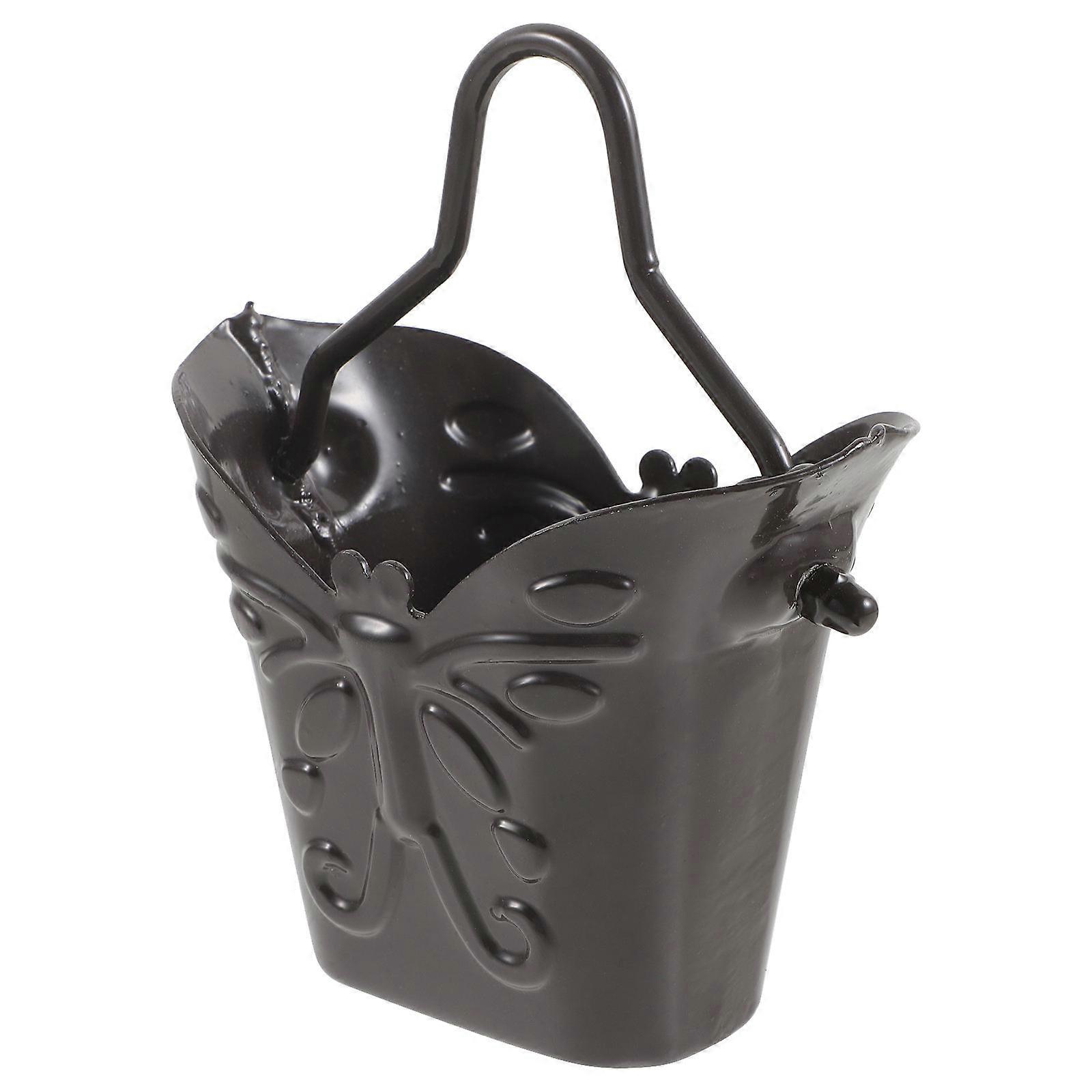 Decorative Rain Chain Butterfly Shape Aluminum for Rainwater Capture 2Pcs