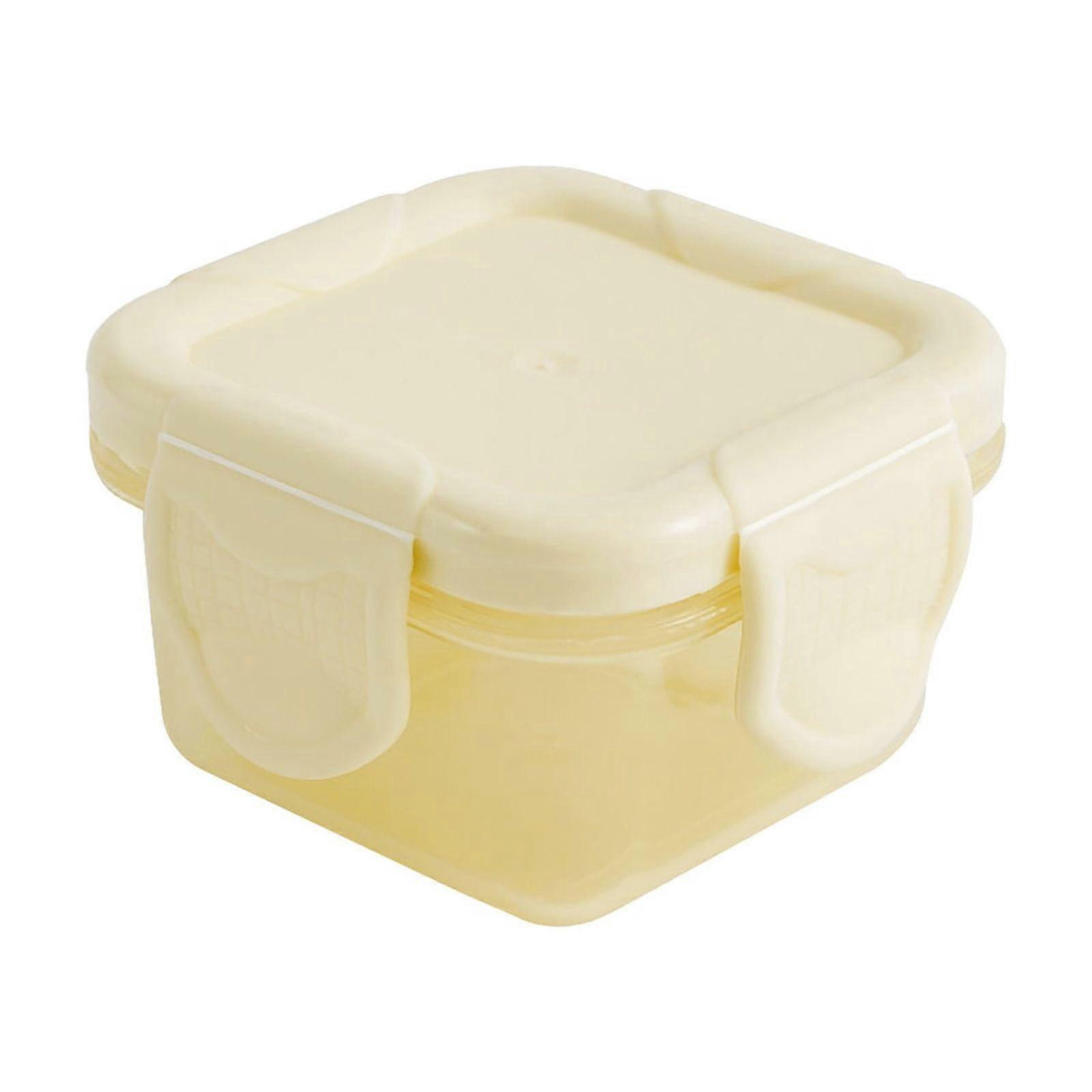 Uanit Sealed Crisper Box Mini Plastic Food Storage Containers With Lids Small Airtight Square School Lunch For Children Leftover Containers