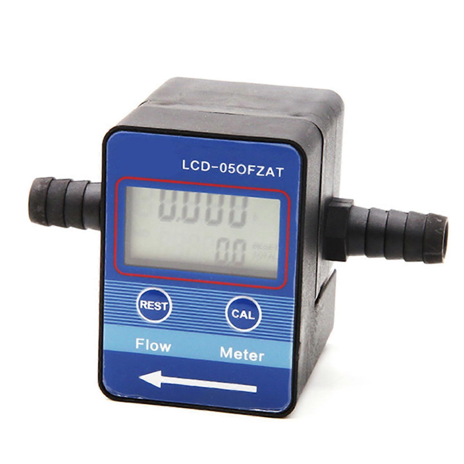 Water Oil Meter Water and Oil Compatible DN10 Portable Liquid Flowmeter 301200 L/Hour Counter Sensor
