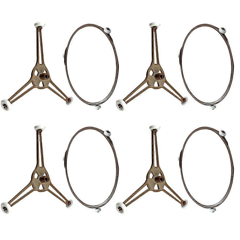 Microwave Plate Roller Ring Sturdy Turntable Stand for Even Heat Distribution Easy Installation Microwave Oven Accessory