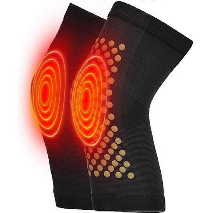 2 pcs Self-heating knee pads in black absinthe KNEE PROTECTOR