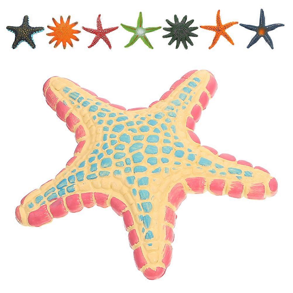 32 Pcs Artificial Sea Star Prop Models Ideal For Beach Themed Home Decoration And Wedding Events Assorted Color Simulation
