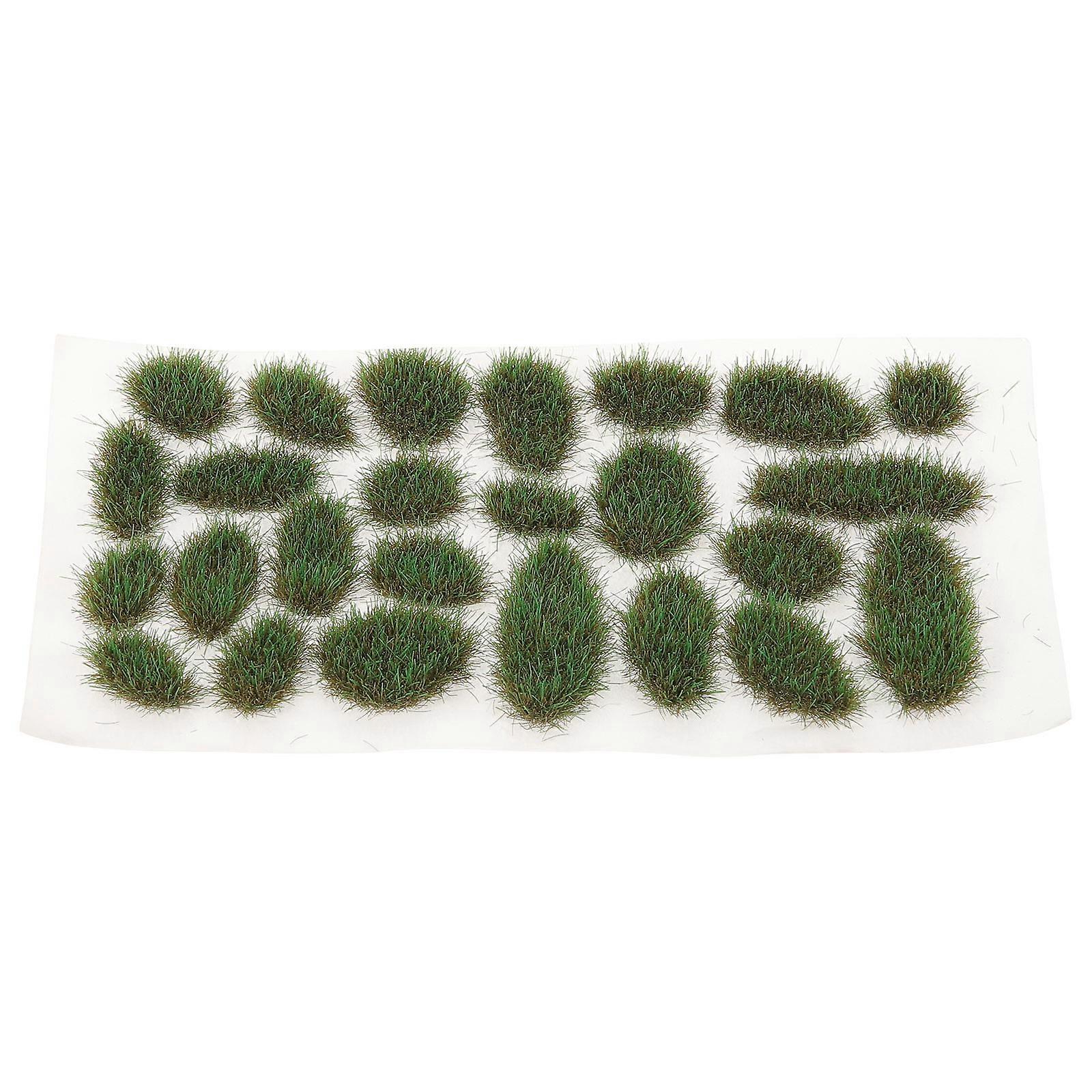 Irregular Shape Grass Tufts For Miniature Models In Green Scene Decoration And Architecture Model