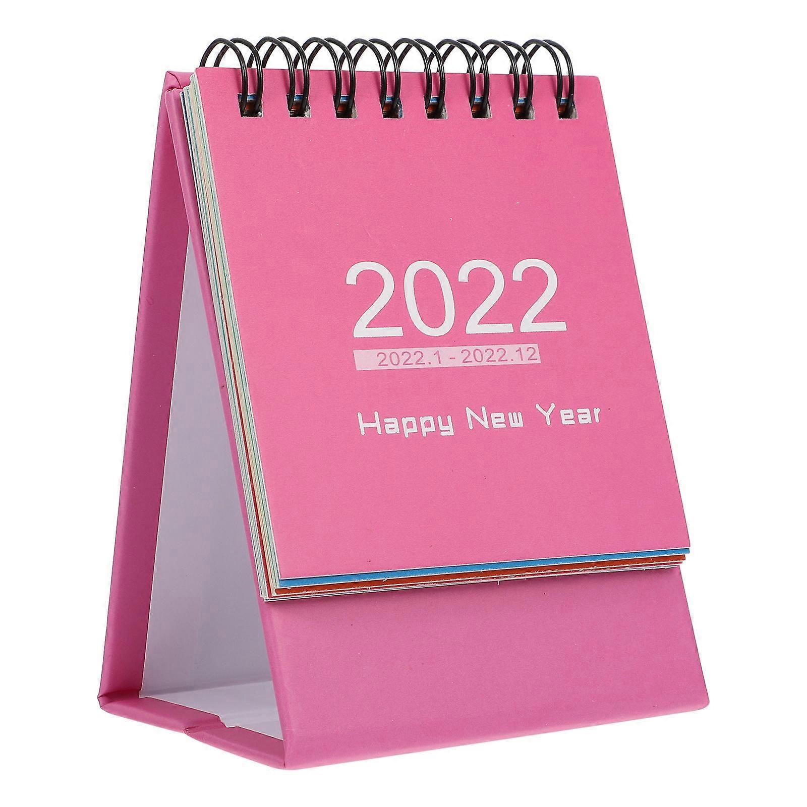 Home Calendar 2022 Desktop Creative Table Paper Calendar 3Pcs