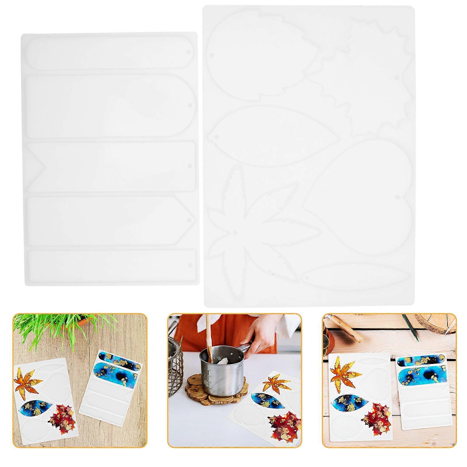 Silicone Bookmark Mold For Jewelry Making 8 Pcs Basic Shape Ideal For Beginners Reading Gifting