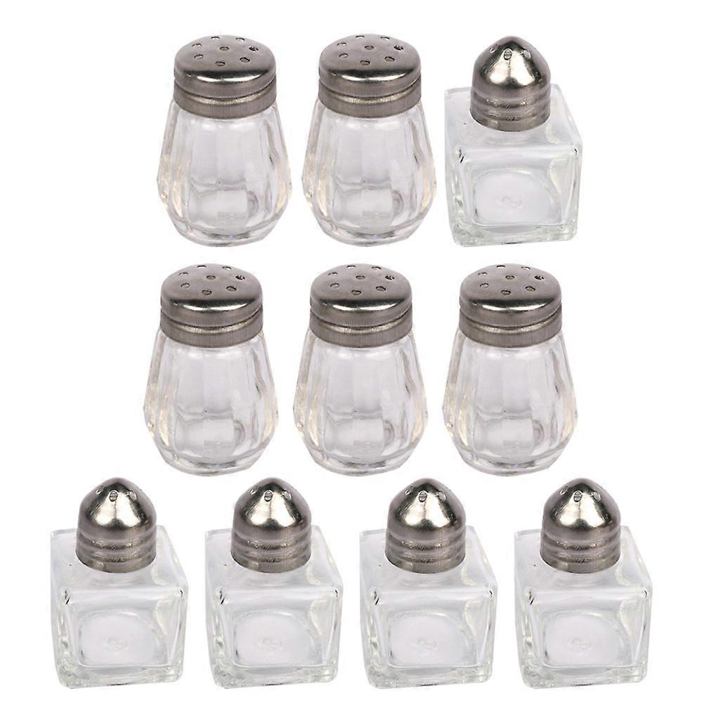 Glass Seasoning Jar Portable Condiment Bottle for Kitchen Use 30Pcs