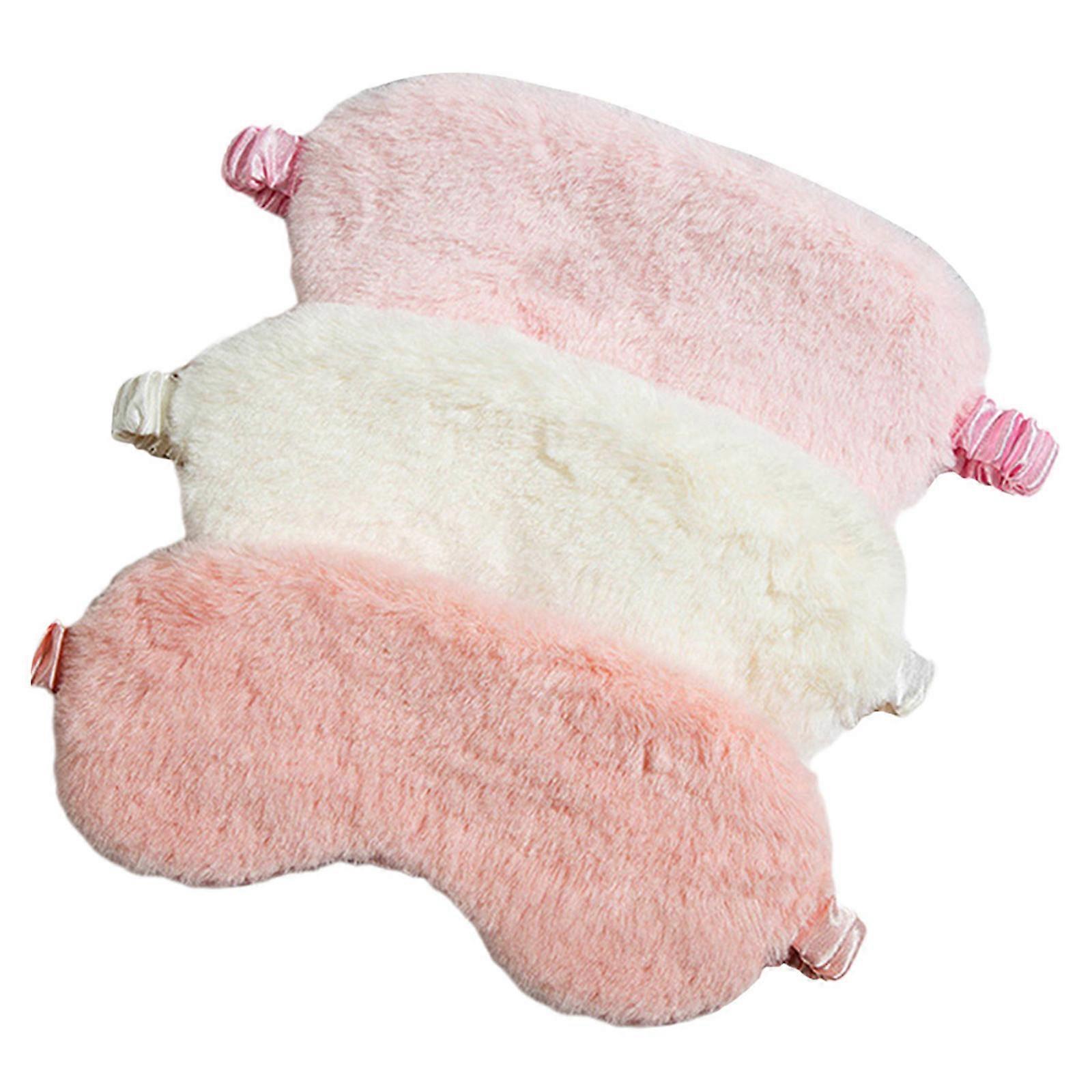 Comfortable Eye Mask 3Pcs Lightproof Eye Cover For Long Flights Assorted Color Practical Muscle Relaxation