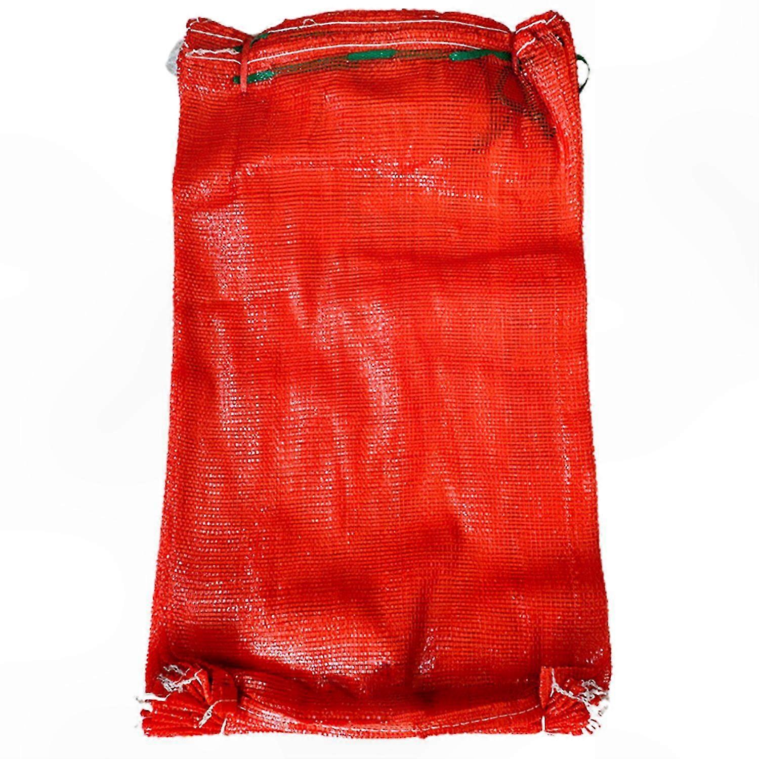 10-Pack Reusable Mesh Bags with Drawstring for Vegetable and Onion Storage