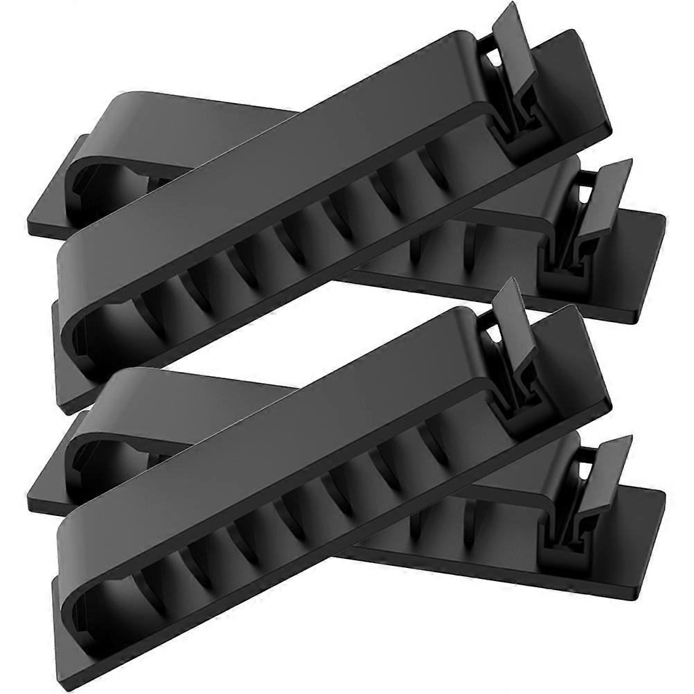 Cord Keeper Cable Organizer for Wire Management 20Pcs Black Cable Clips