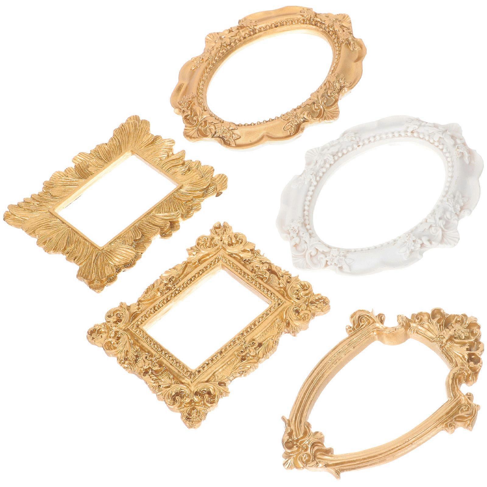 Photo Holder Nail Prop for Manicure Display Assorted Color Resin Material for Storage 5Pcs