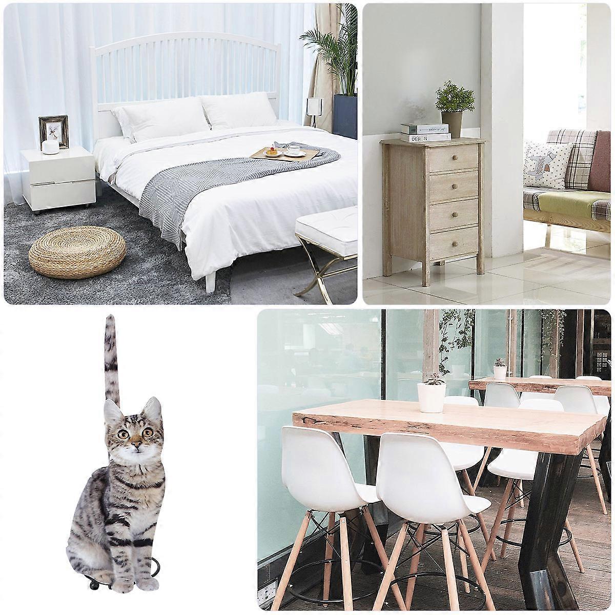 Tissue Storage Rack Iron Kitchen Accessories Cat Shaped Bathroom Use 45.5x16.5cm Functional 3Pcs