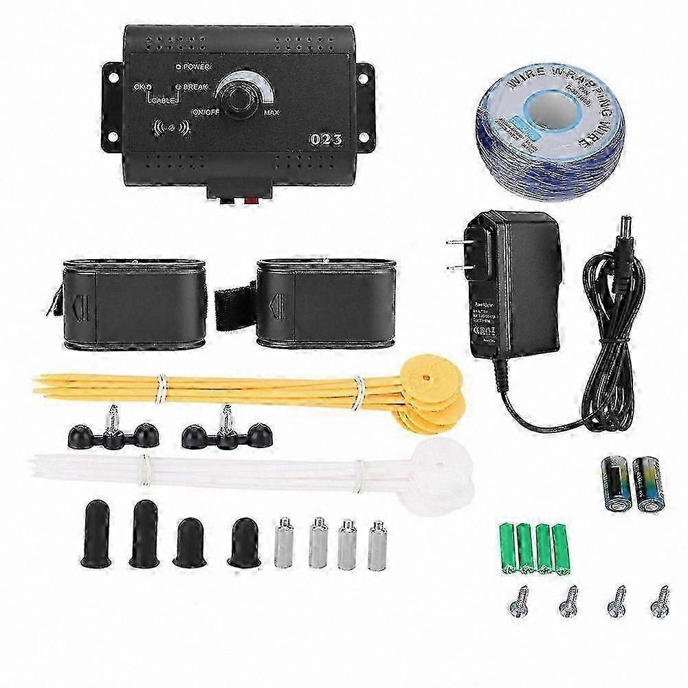 Adjustable Waterproof Pet Containment System with Rechargeable Transmitter - Wireless Electric Dog Fence Solution