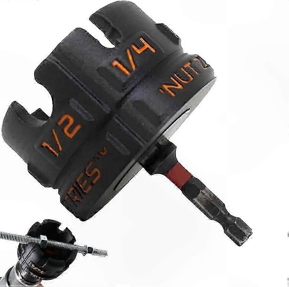 Hex Shank Nut Driver Extractor for Wing Nuts, Compatible with Conduit Racks and Strut Systems