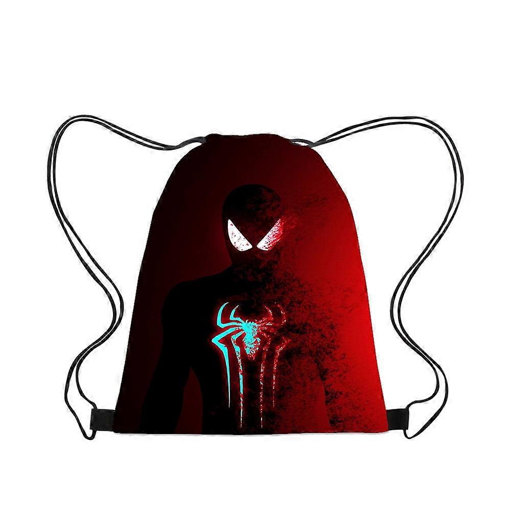 10 Pcs Spider Man Drawstring Bags Birthday Party Decoration Goodie Bag Kid Backpack for Spider Man Birthday Party Supplies(16 x 13.4 inch)