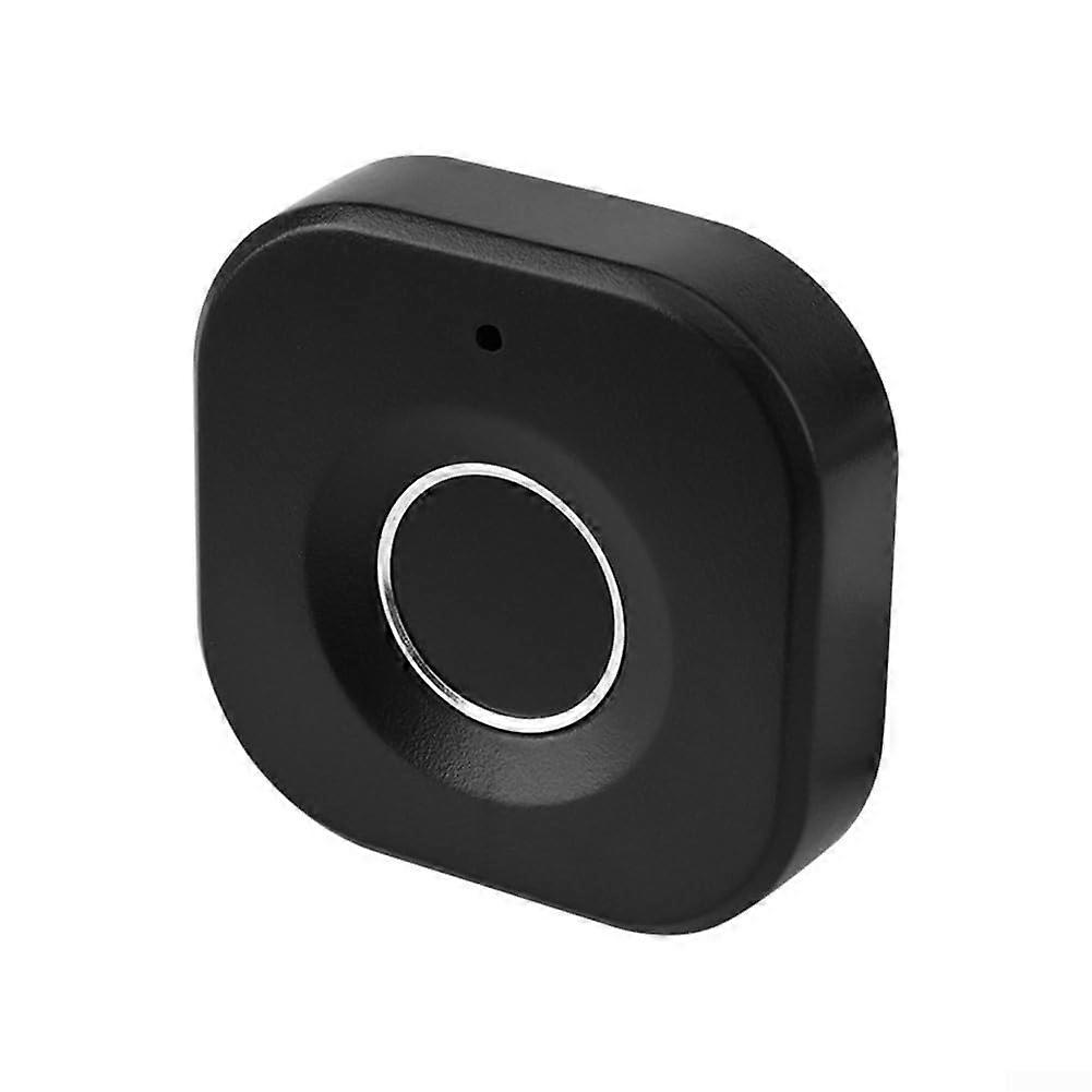 Smart Fingerprint Drawer Lock With USB Charging LowBattery Reminder Plastic Handle For Cabinets & Shoe Cabinets, Black